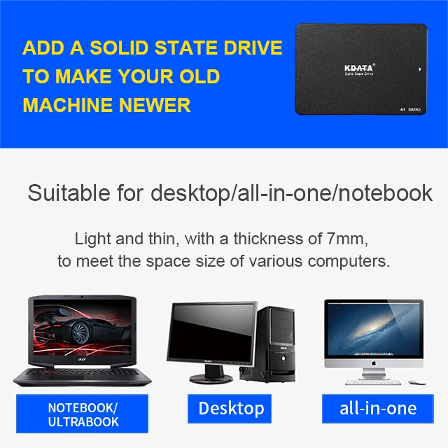 Kdata katı hal dahili diskleri - Sata Ssd incelemesi ve fiyatı